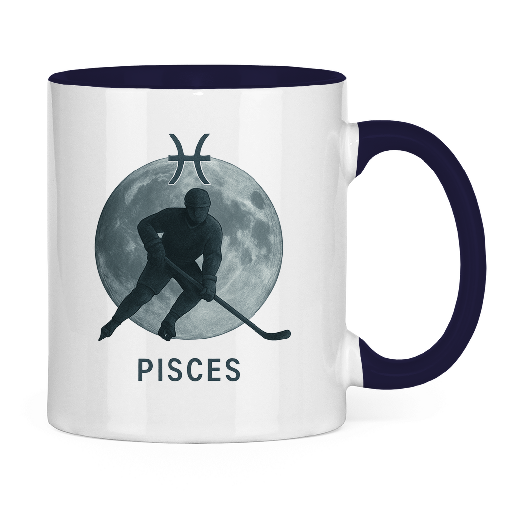 Tasse zweifarbig STERNZEICHEN PISCES / FISCH