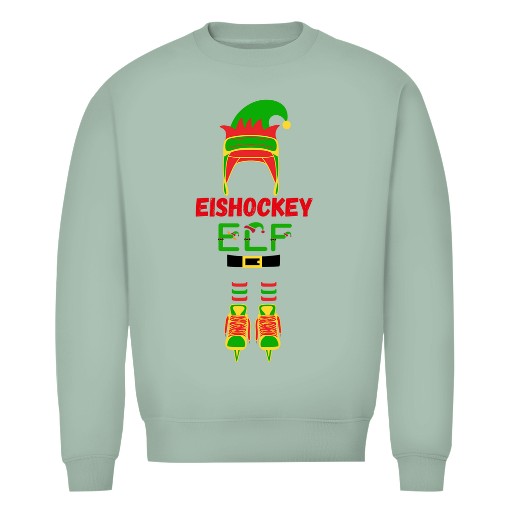 Unisex Sweatshirt HOCKEY ELF - personalisierbar -