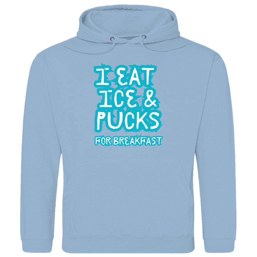 Unisex Hoodie ICE & PUCKS FOR BREAKFAST