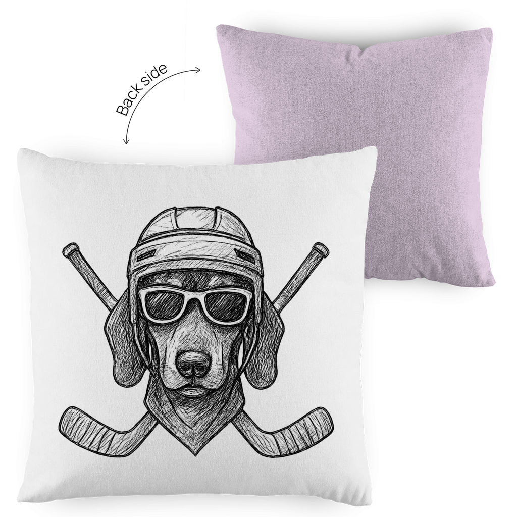 Kopfkissen zweifarbig COOL HOCKEYDOG