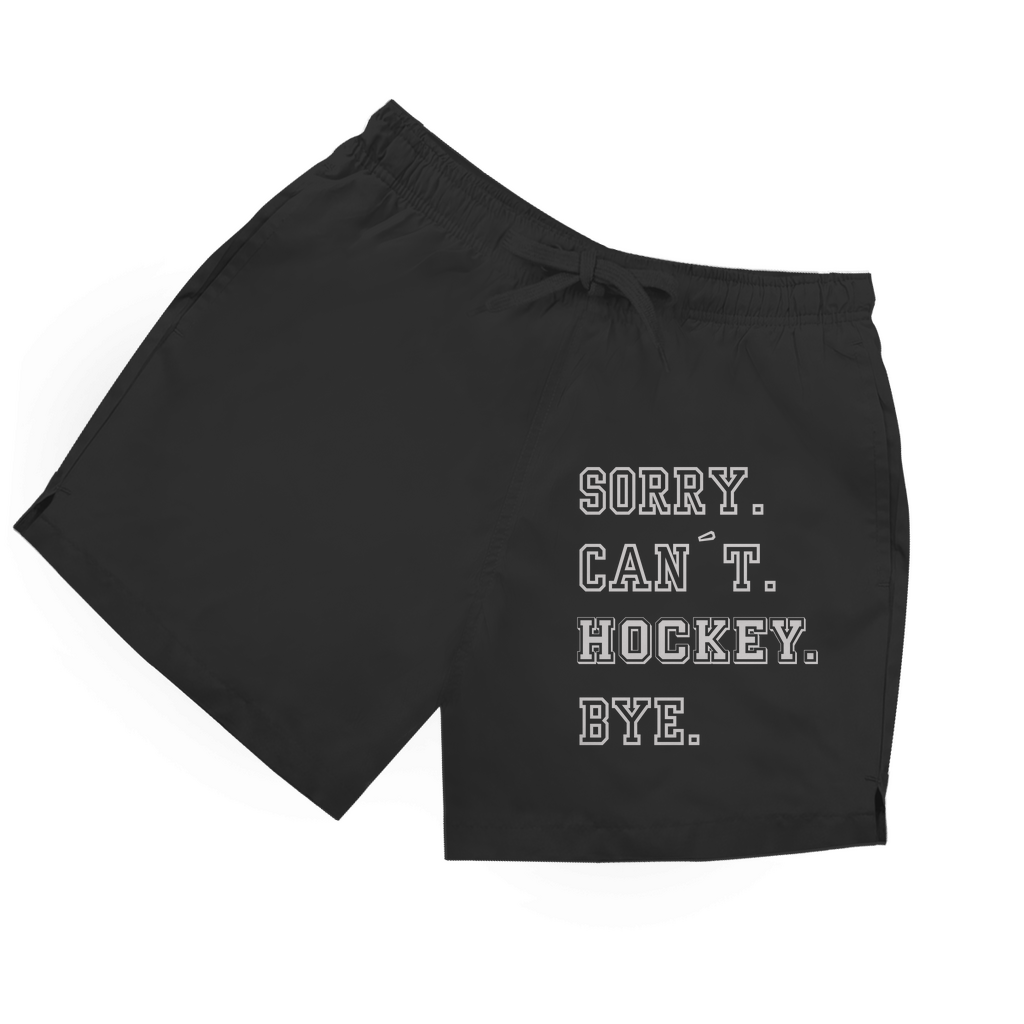 Badehose SORRY. CAN´T. HOCKEY. BYE.