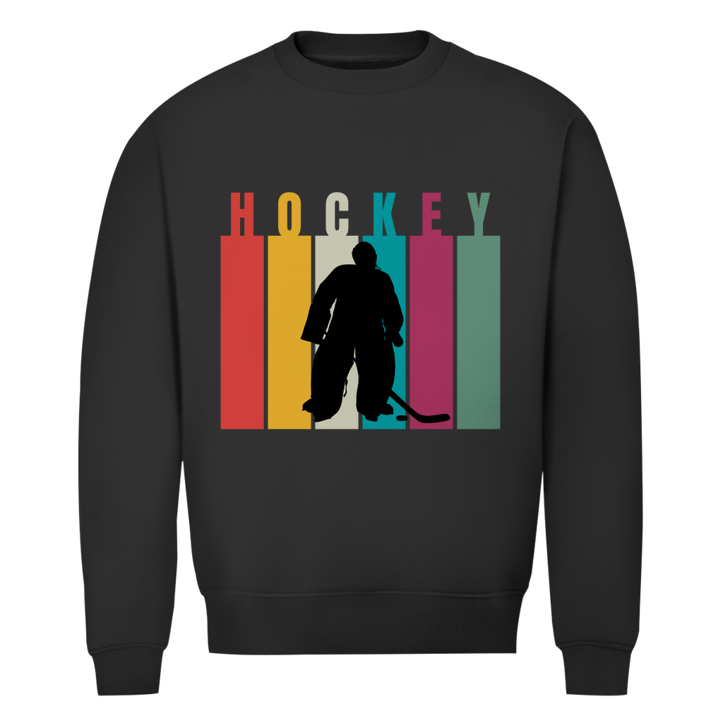 Unisex Sweatshirt COLOURFUL HOCKEY GOALIE