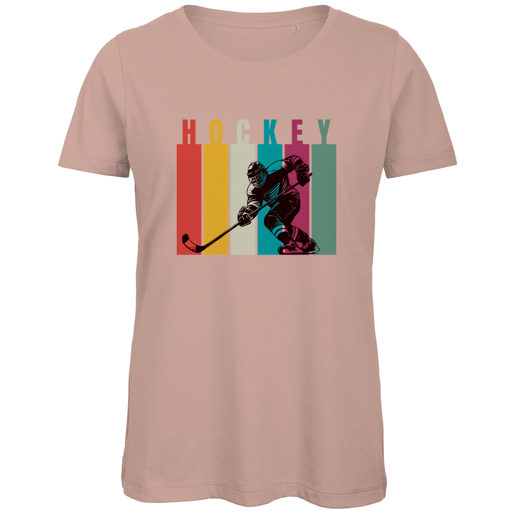 Ladies T-Shirt COLOURFUL HOCKEYPLAYER