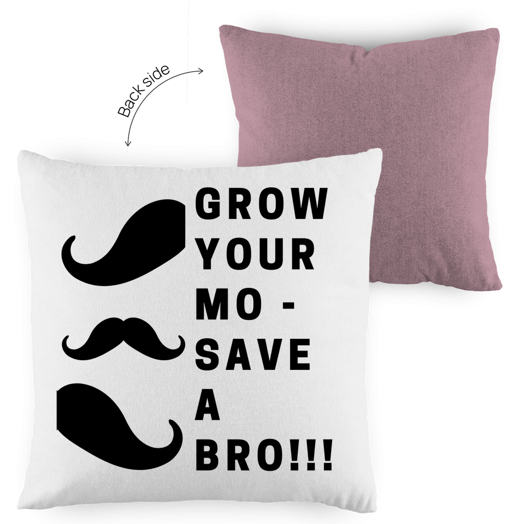 Kopfkissen zweifarbig GROW YOUR MO