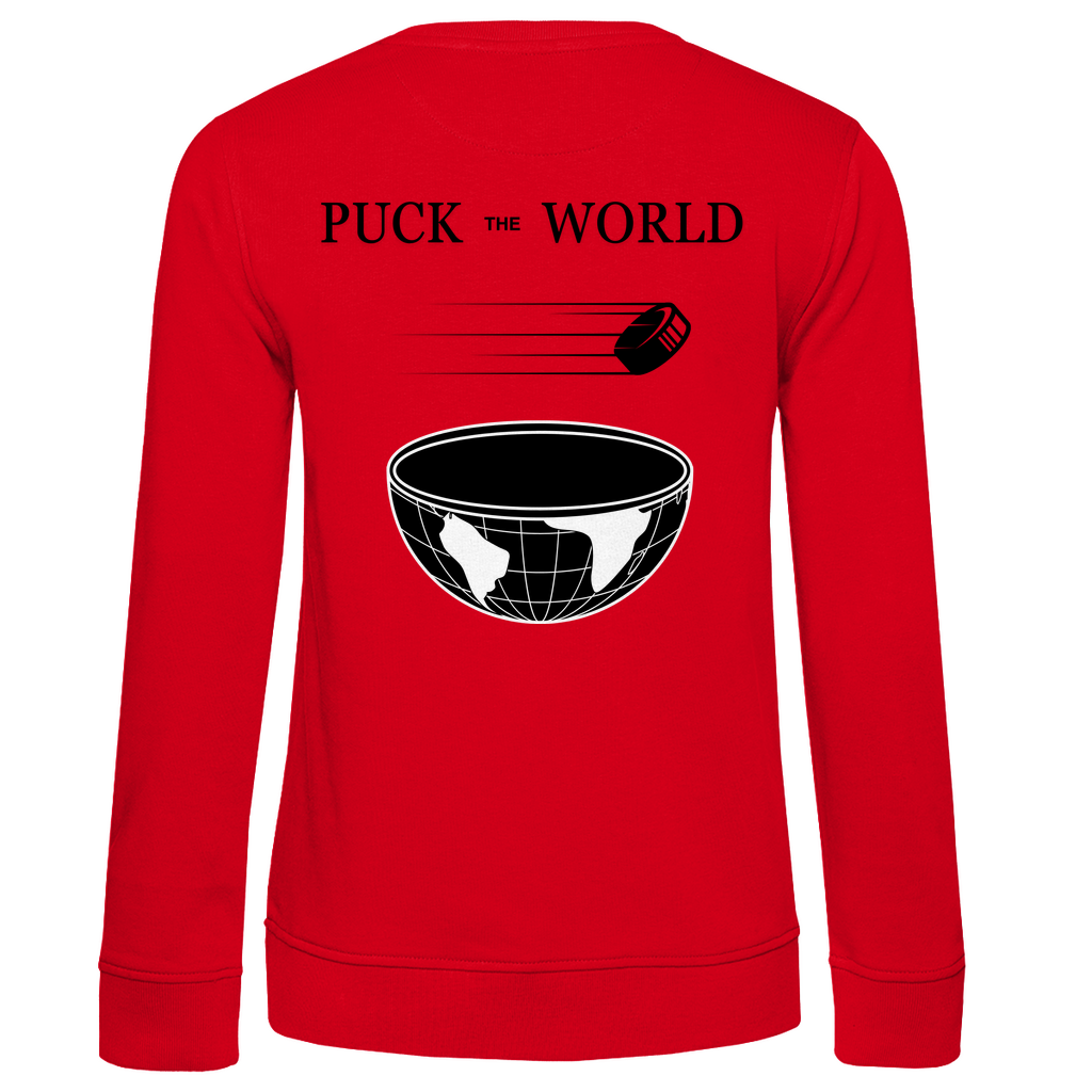 Ladies Sweatshirt PUCK THE WORLD (front&back)