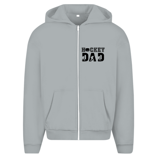 Oversize Zipper HOCKEYDAD SPIELER (front&back)