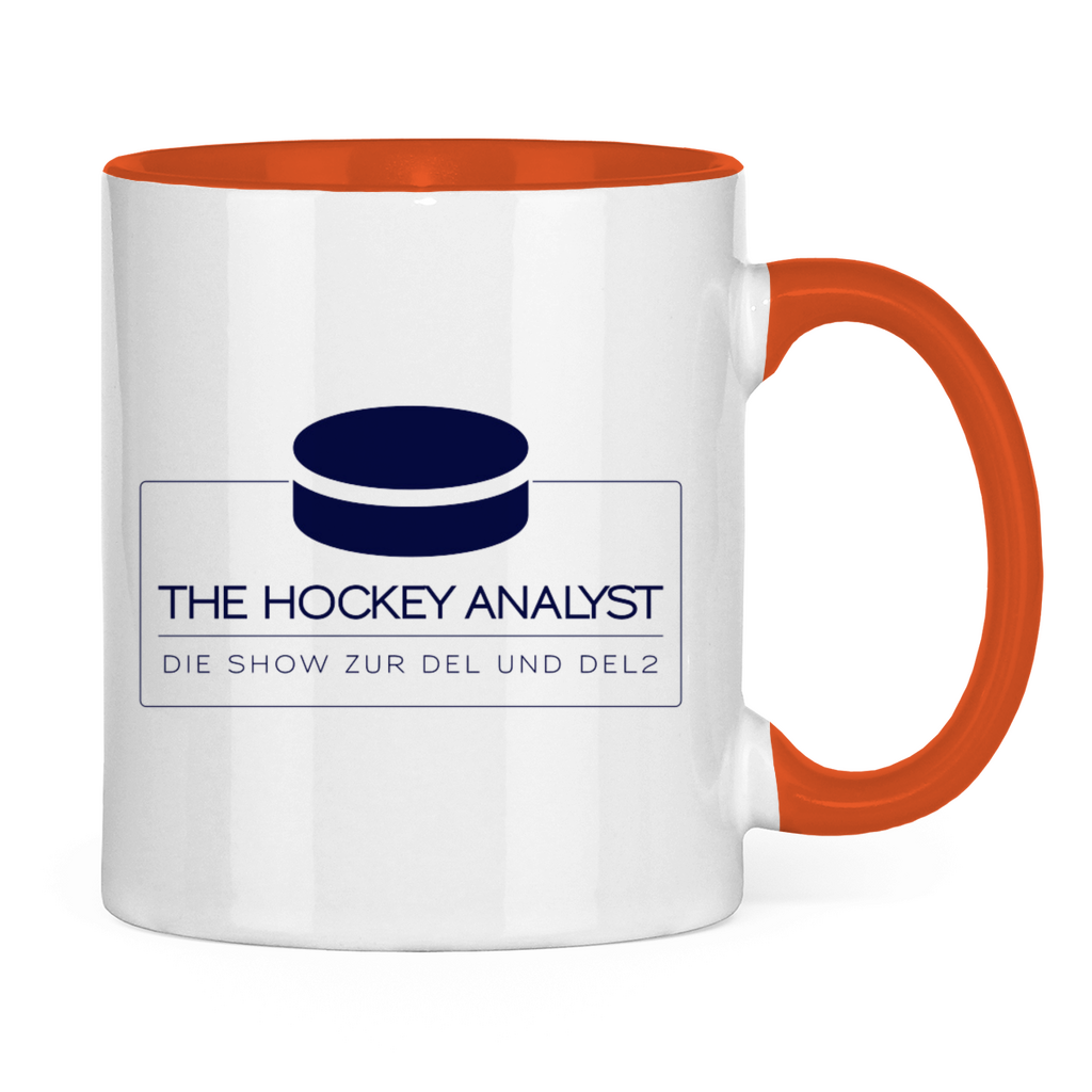 Tasse zweifarbig HOCKEY  ANALYST