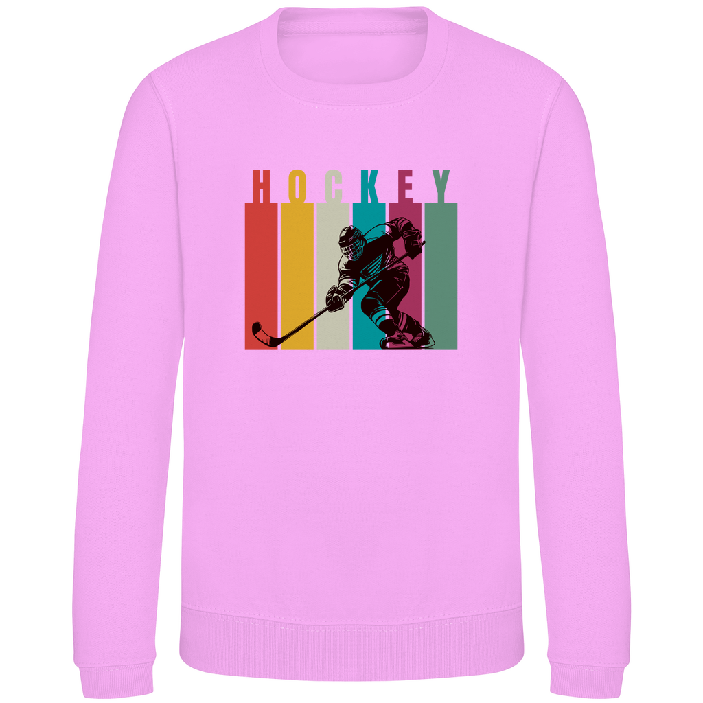 Kids Sweatshirt COLOURFUL HOCKEYPLAYER