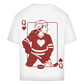 Oversize T-Shirt HOCKEY HERZKÖNIGIN (front&back)