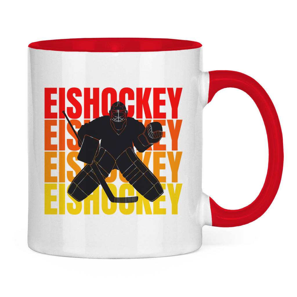 Tasse zweifarbig EISHOCKEY GOALIE