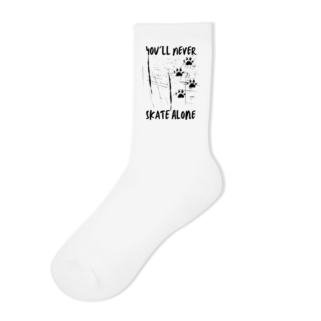 Socken NEVER SKATE ALONE