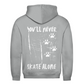 Unisex Hoodie NEVER SKATE ALONE (back)