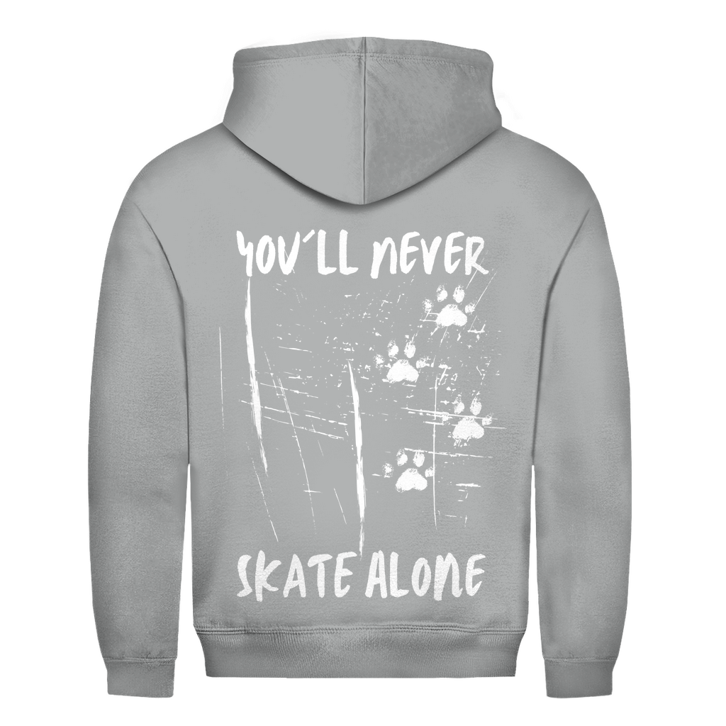 Unisex Hoodie NEVER SKATE ALONE (back)