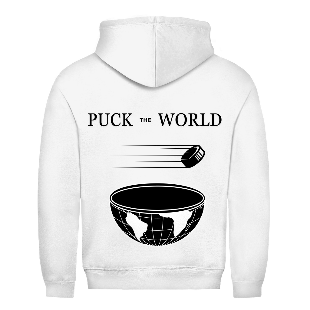 Unisex Hoodie PUCK THE WORLD (front&back)