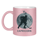 Glitzertasse STERNZEICHEN CAPRICORN / STEINBOCK