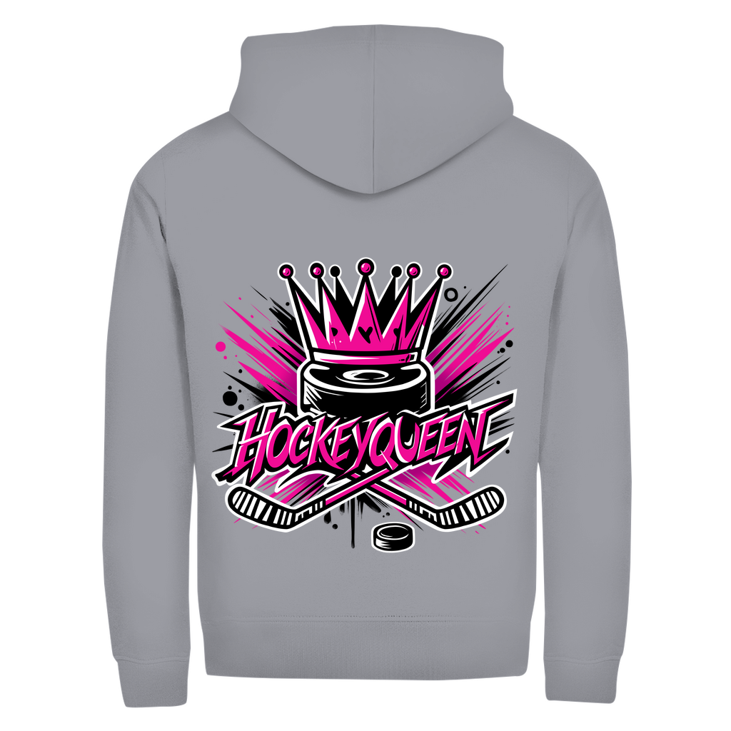 Unisex Zipper HOCKEYQUEEN (front&back)