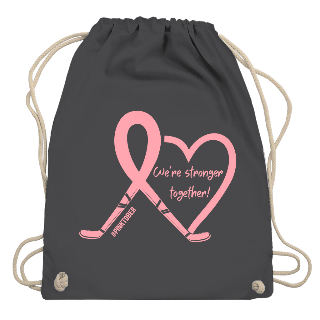 Turnbeutel PINKTOBER STRONGER TOGETHER