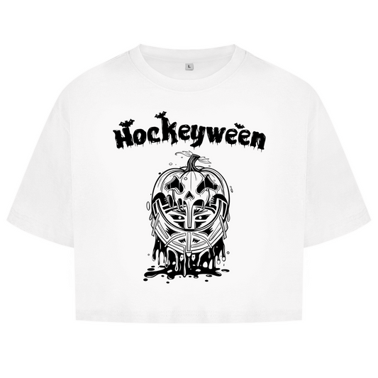 Ladies Crop Top HOCKEYWEEN