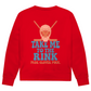 Unisex Sweatshirt TAKE ME TO THE RINK GOALIE (back)