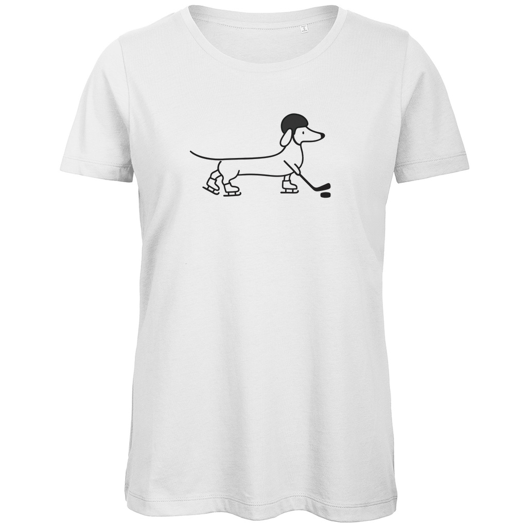Ladies T-Shirt HOCKEY DACKEL