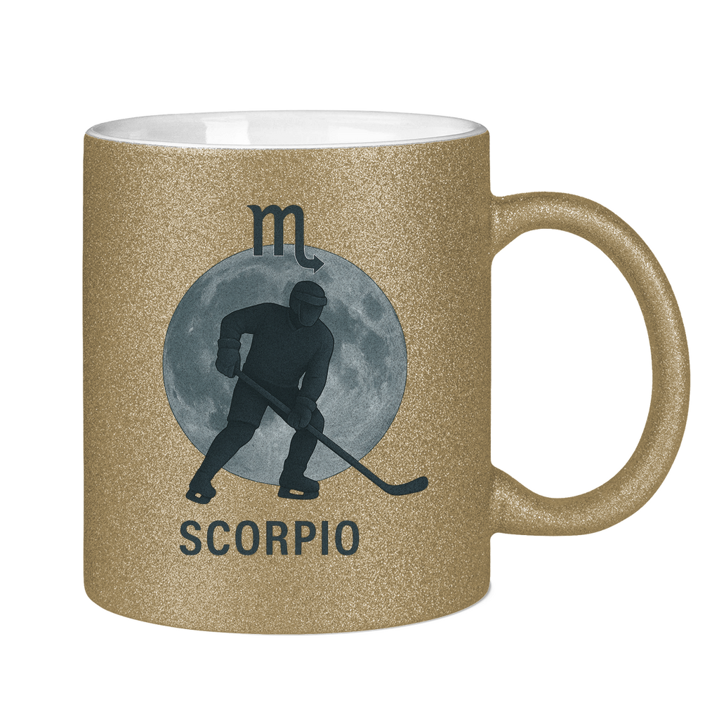 Glitzertasse STERNZEICHEN SCORPIO / SKORPION