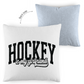 Kopfkissen zweifarbig HOCKEY IS MY GIRLFRIEND