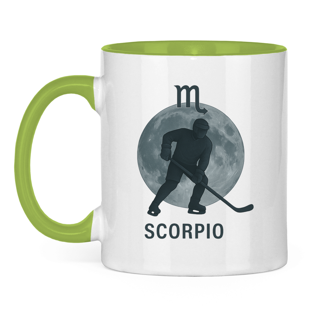 Tasse zweifarbig STERNZEICHEN SCORPIO / SKORPION