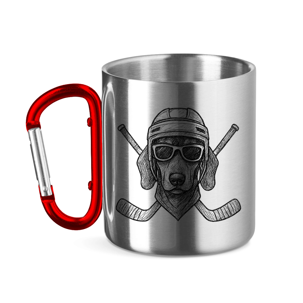 Edelstahltasse COOL HOCKEYDOG