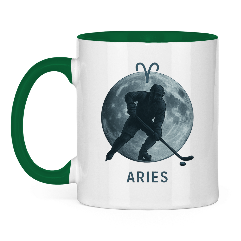 Tasse zweifarbig STERNZEICHEN ARIES / WIDDER