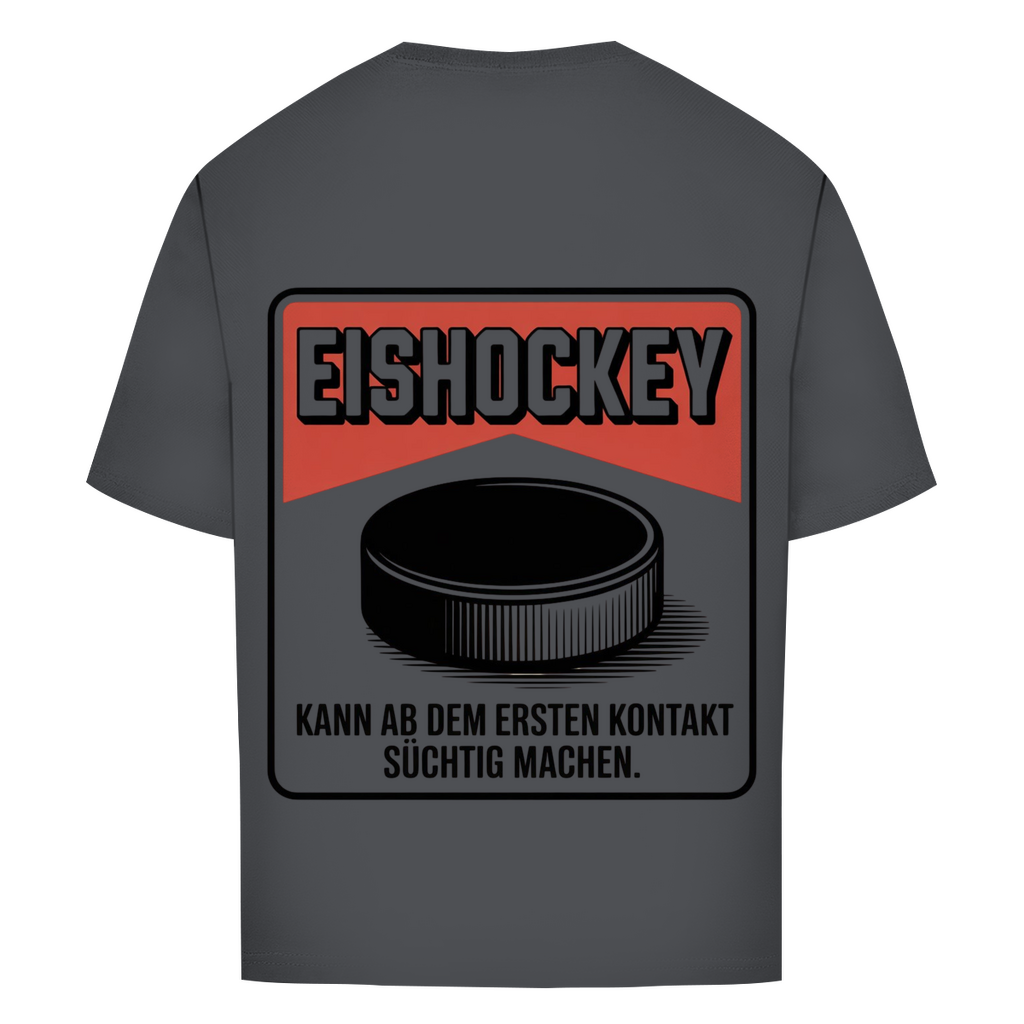 Oversize T-Shirt EISHOCKEY ZIGARETTENSCHACHTEL (back)