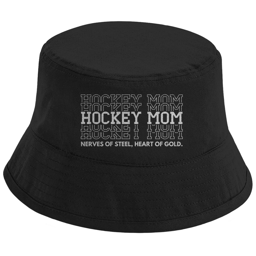 Bucket Hat HOCKEYMOM NERVES & HEART
