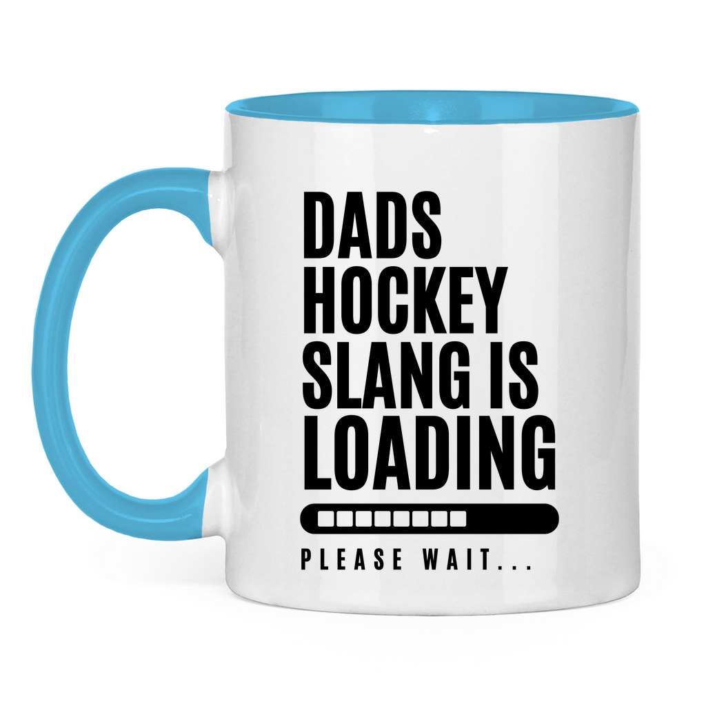 Tasse zweifarbig HOCKEYDADS SLOGAN