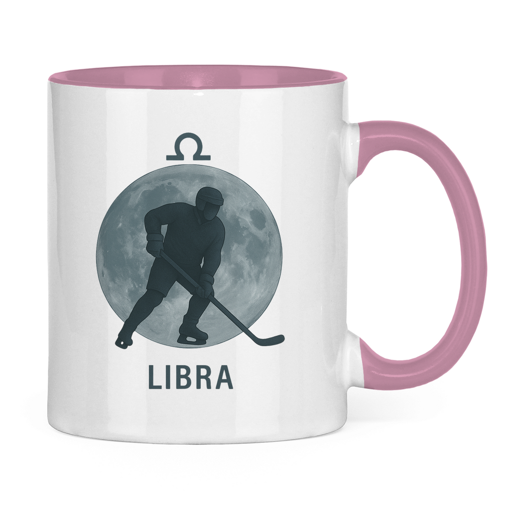 Tasse zweifarbig STERNZEICHEN LIBRA / WAAGE