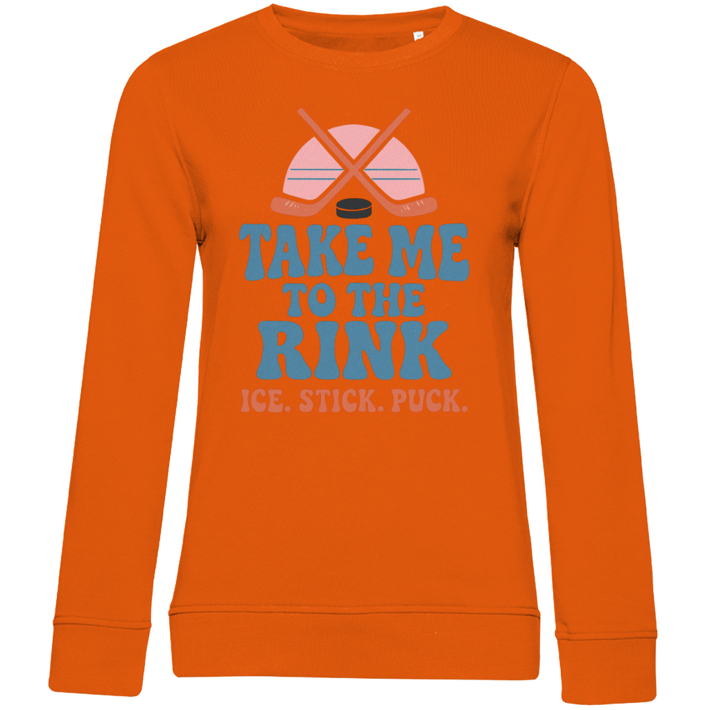 Ladies Sweatshirt TAKE ME TO THE RINK