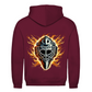 Unisex Hoodie BURNING MASK (back)