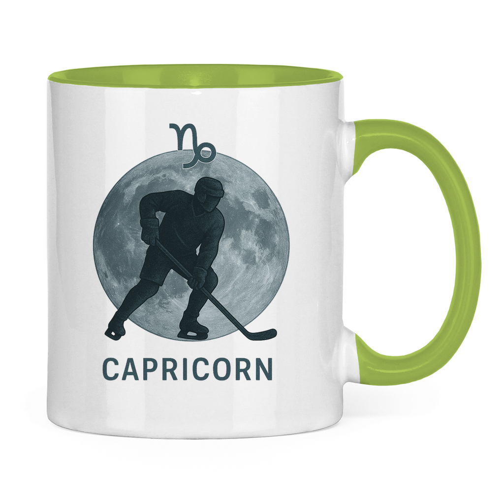 Tasse zweifarbig STERNZEICHEN CAPRICORN / STEINBOCK