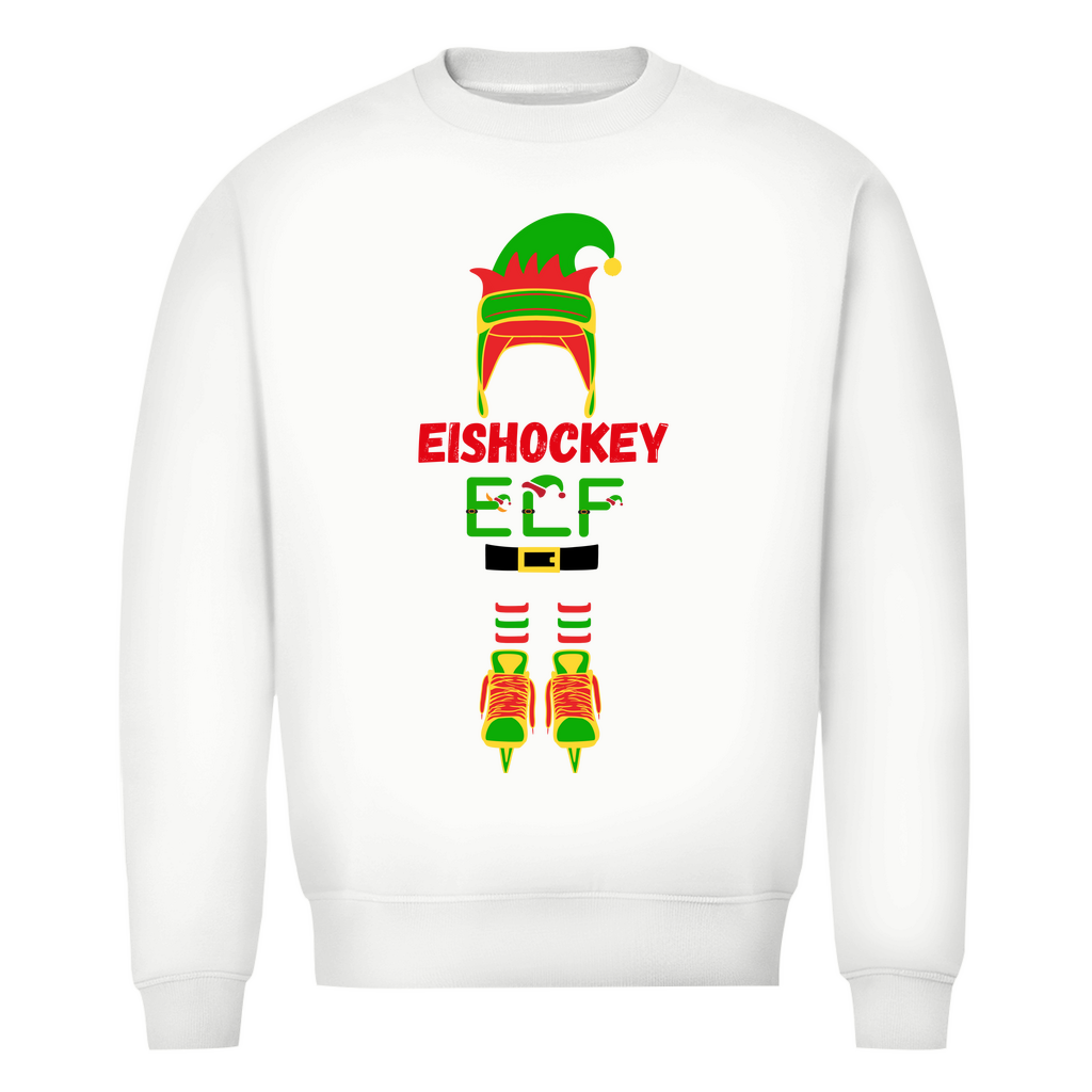 Unisex Sweatshirt HOCKEY ELF - personalisierbar -