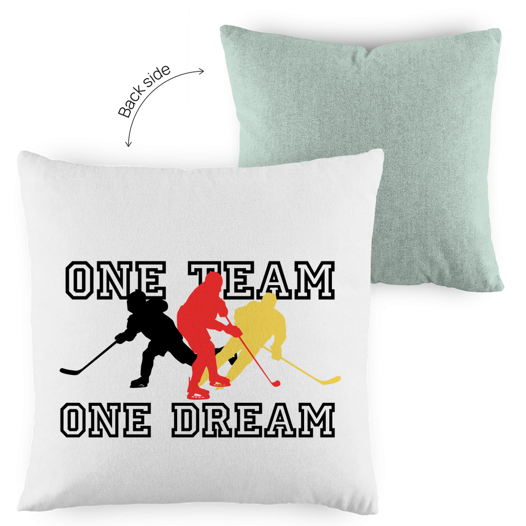 Kopfkissen zweifarbig ONE TEAM-ONE DREAM GER