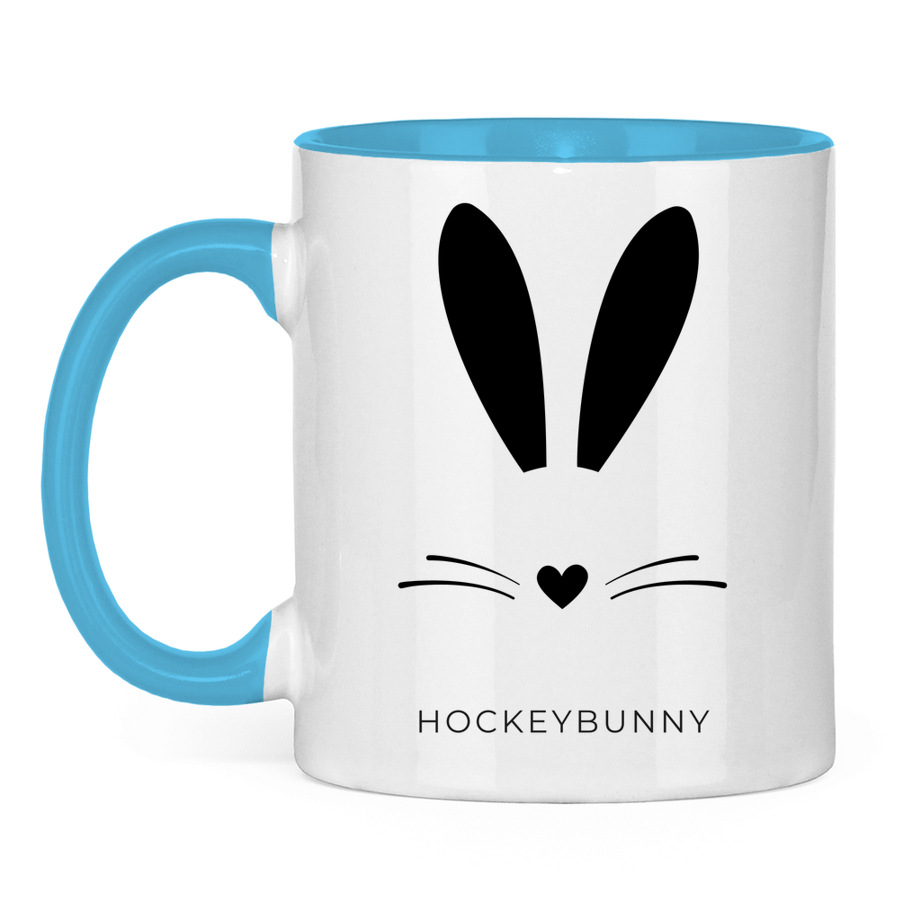 Tasse zweifarbig HOCKEYBUNNY