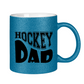 Glitzertasse HOCKEYDAD WAVE