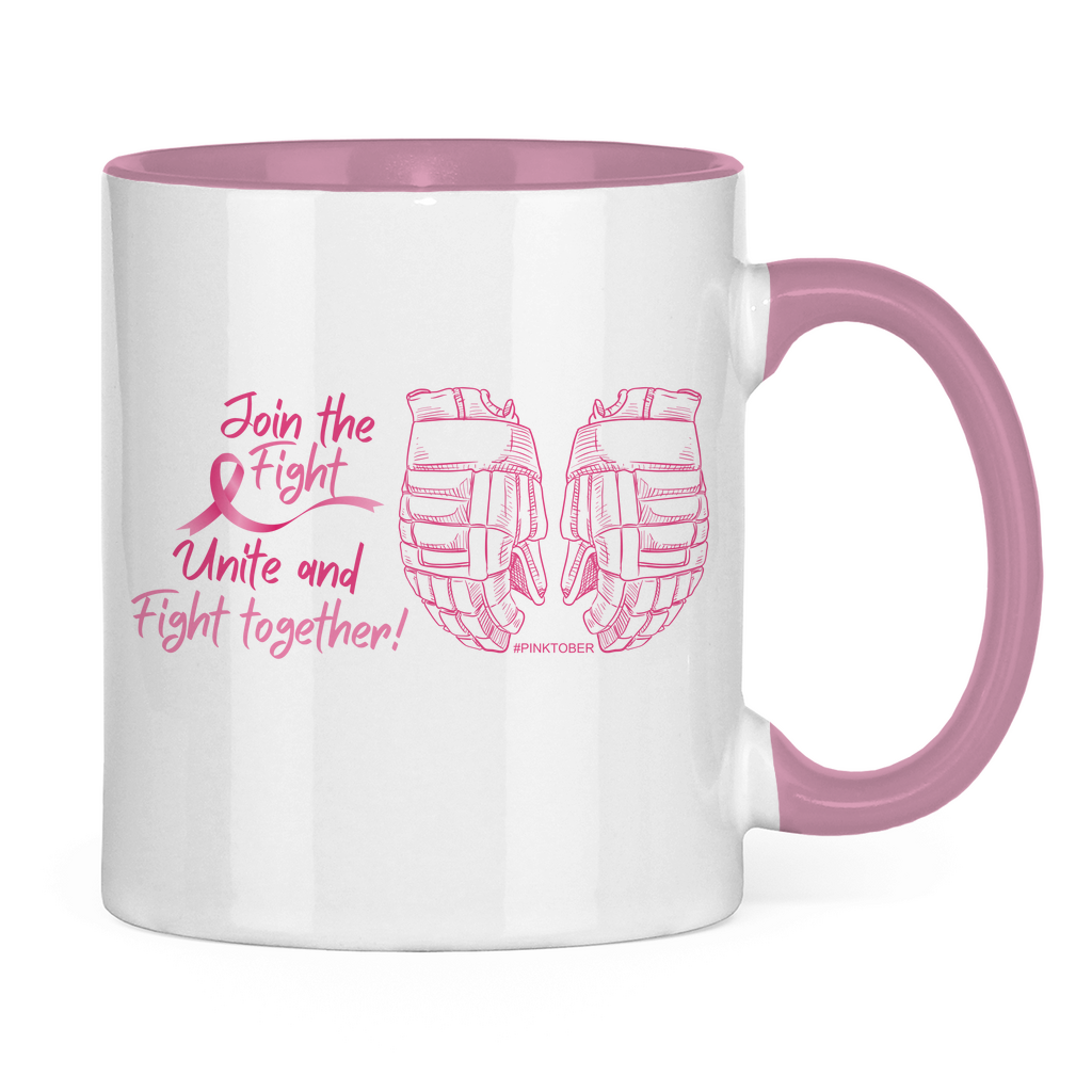 Tasse zweifarbig PINKTOBER FIGHT