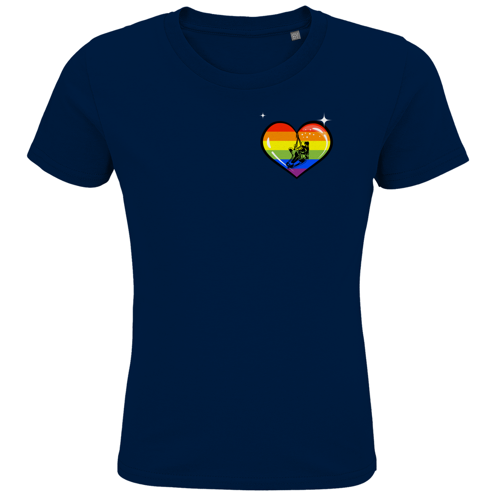 Kids T-Shirt RAINBOW SKATE HEART