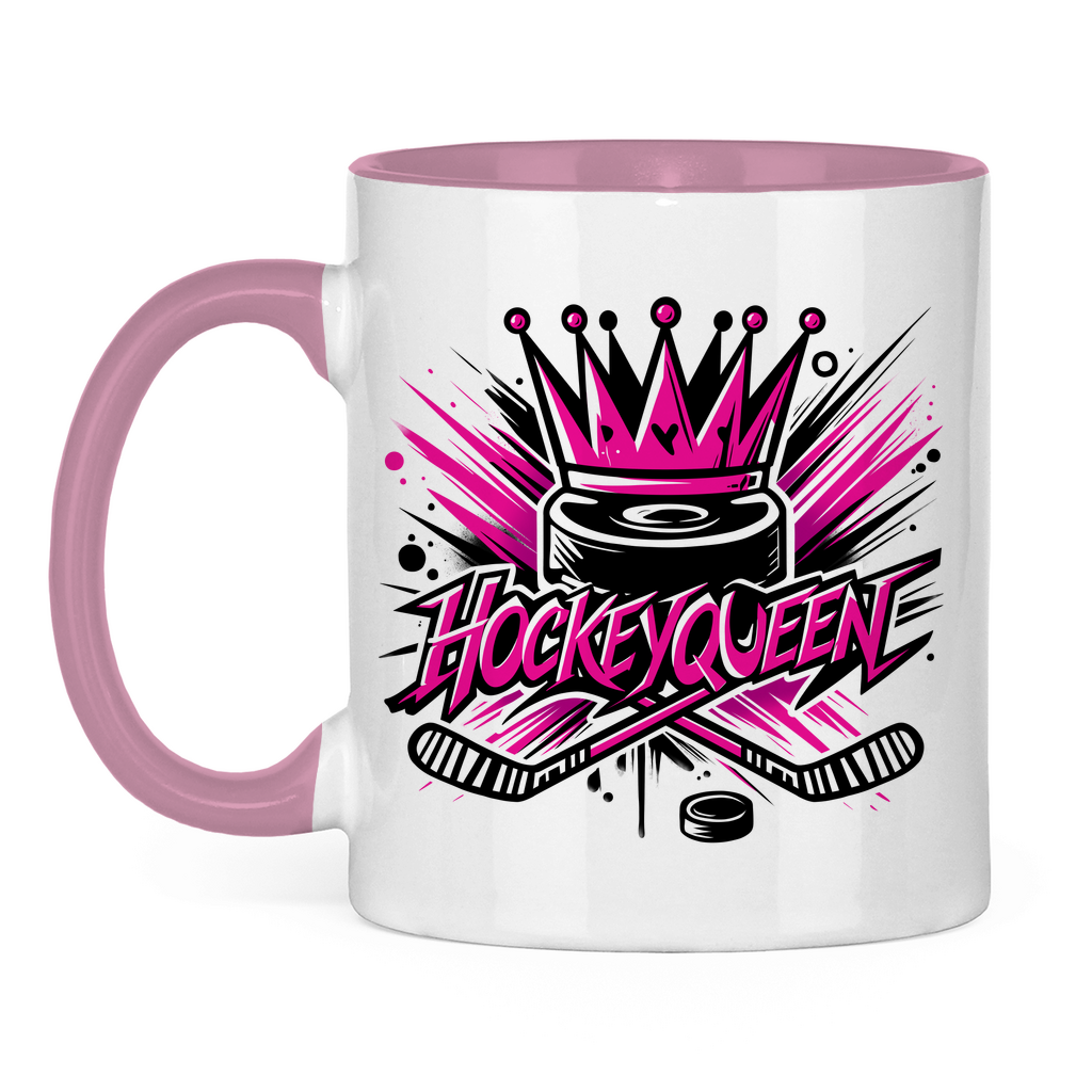 Tasse zweifarbig HOCKEYQUEEN