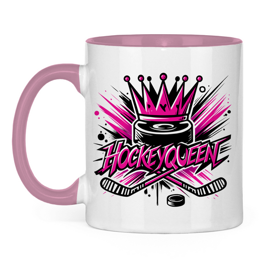 Tasse zweifarbig HOCKEYQUEEN