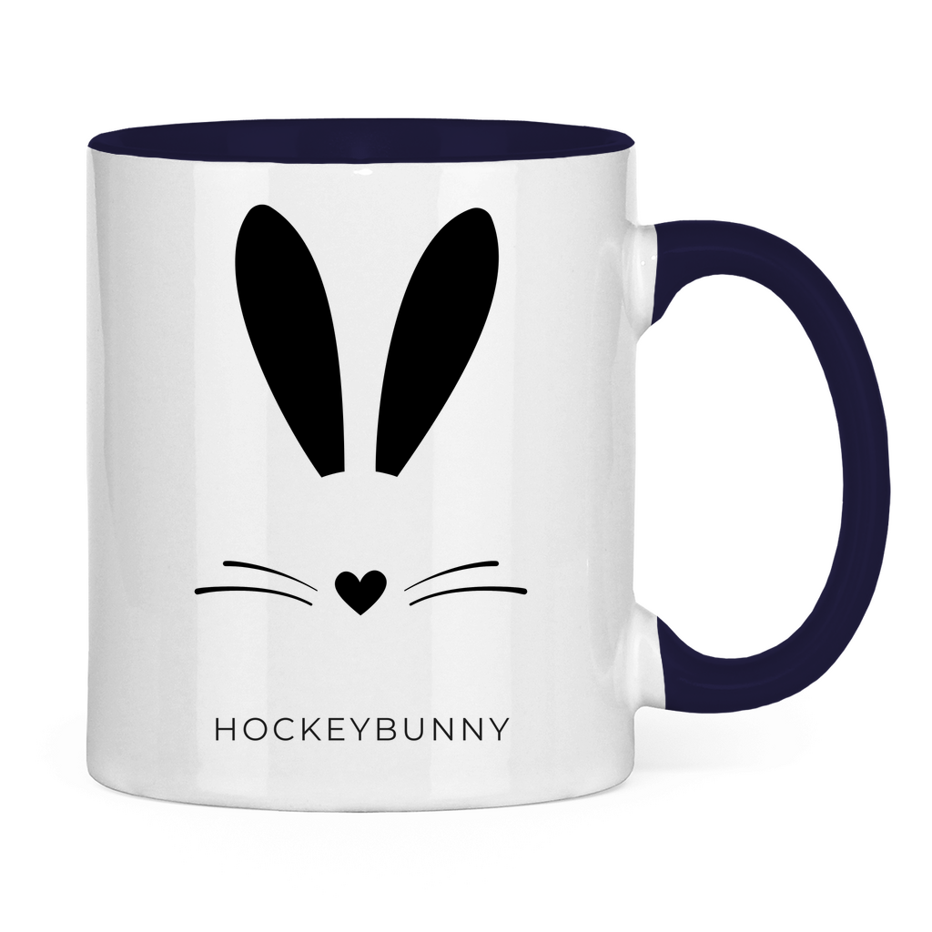 Tasse zweifarbig HOCKEYBUNNY