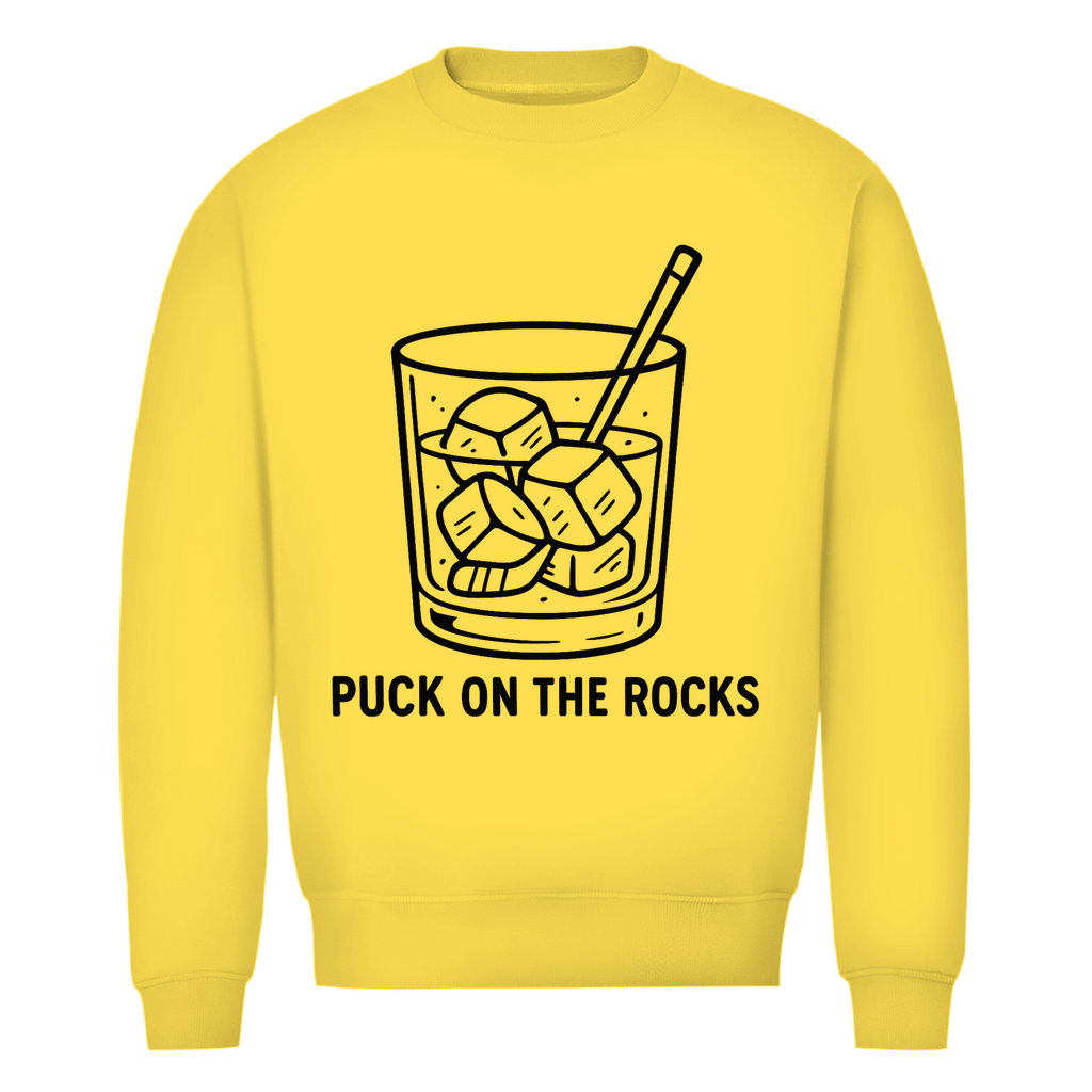 Unisex Sweatshirt  PUCK ON THE ROCKS
