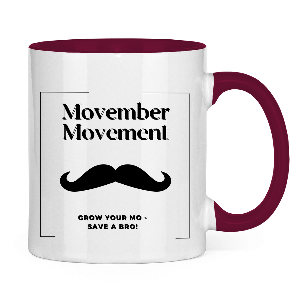 Tasse zweifarbig MOVEMBER MOVEMENT