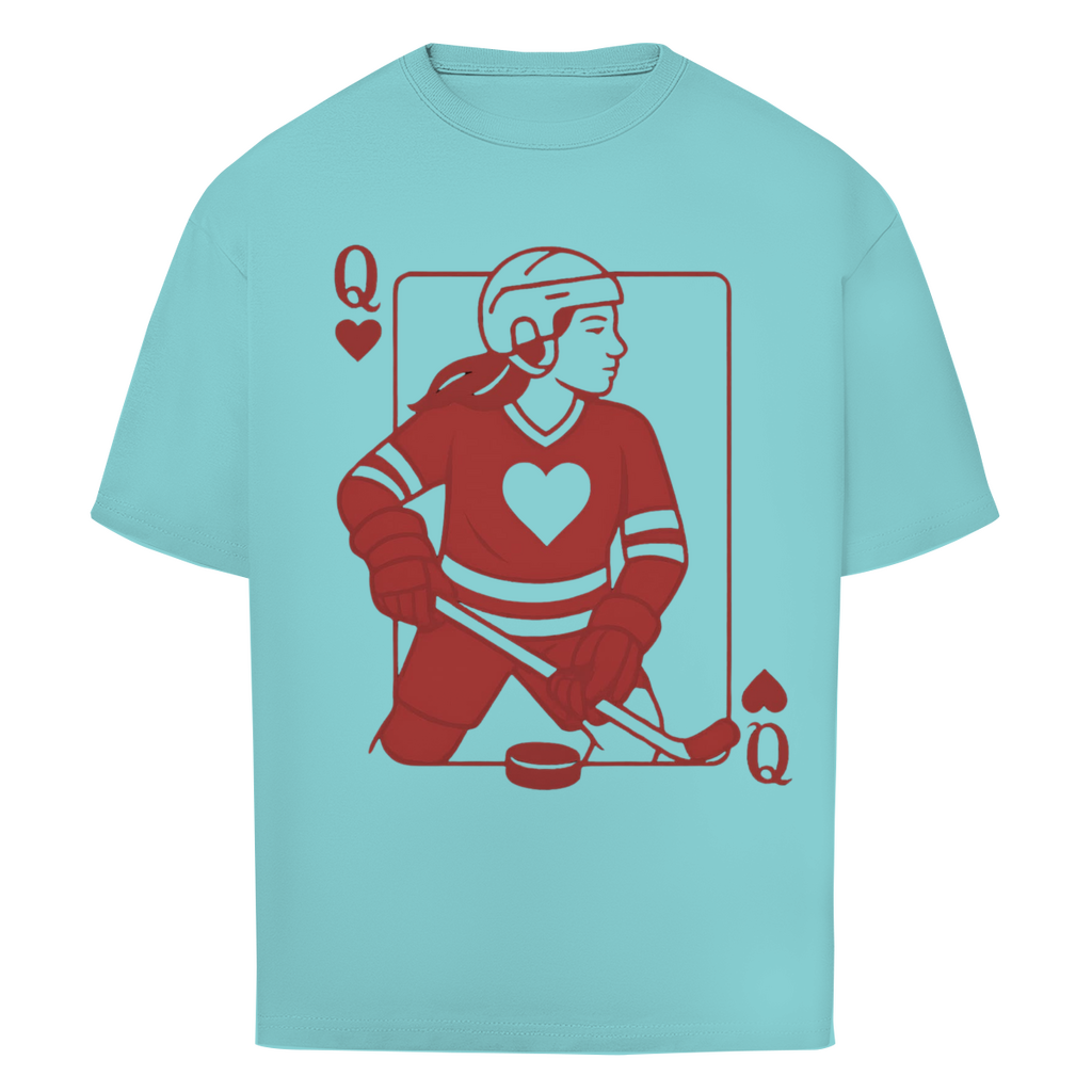 Oversize T-Shirt HOCKEY HERZKÖNIGIN