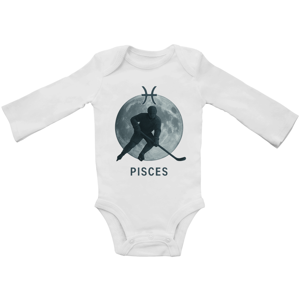 Babybody Langarm STERNZEICHEN PISCES / FISCH