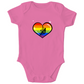 Babybody RAINBOW SKATE HEART